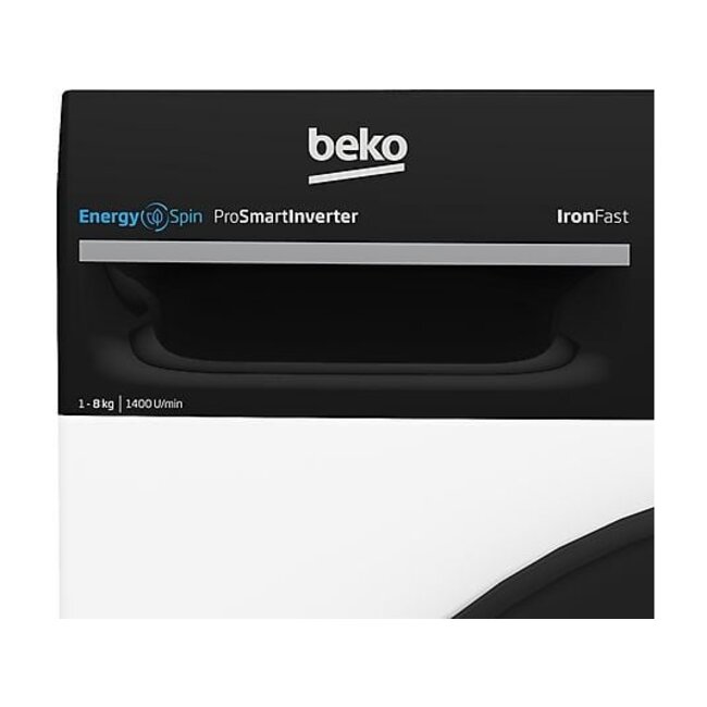 Beko BM3WFU4841W  | wasmachine | 8 kg | EnergySpin | A label