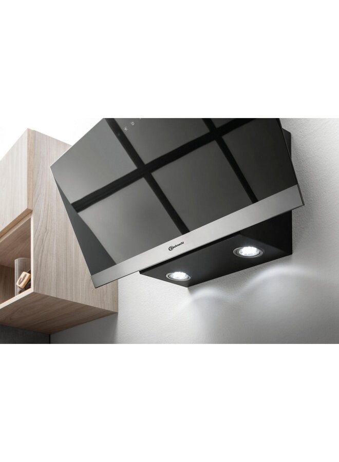 Bauknecht RBHVP 83 LM K | Afzuigkap | Zwart |  Schuin  | 80 cm