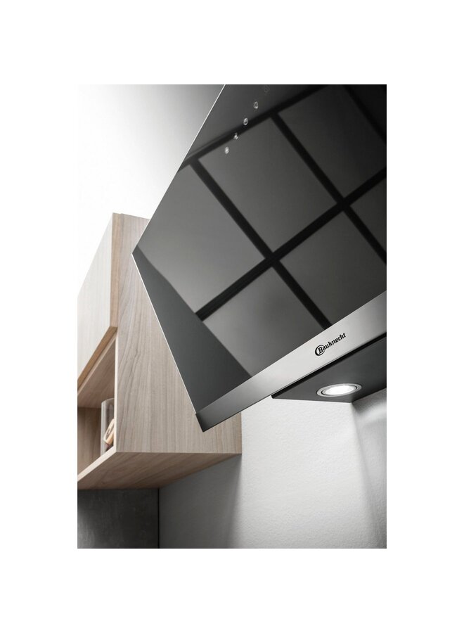 Bauknecht RBHVP 83 LM K | Afzuigkap | Zwart |  Schuin  | 80 cm
