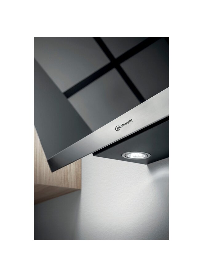 Bauknecht RBHVP 83 LM K | Afzuigkap | Zwart |  Schuin  | 80 cm