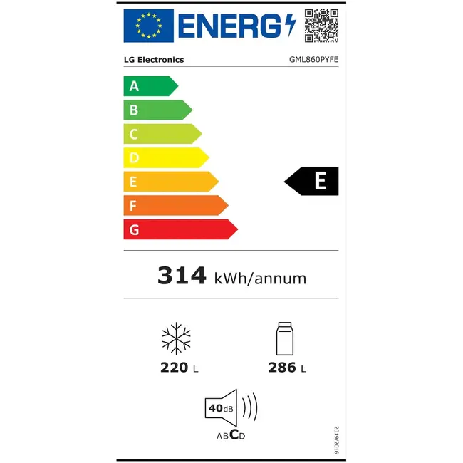 LG GML860PYFE | Amerikaanse koelkast | 4 Deurs