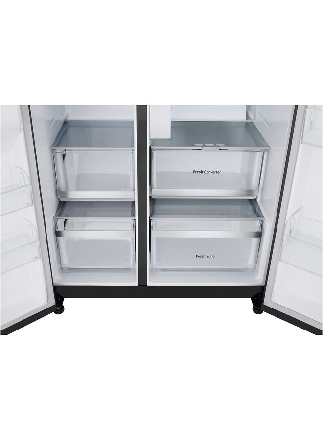 LG GSLE81EPBD | Amerikaanse koelkast | Zwart