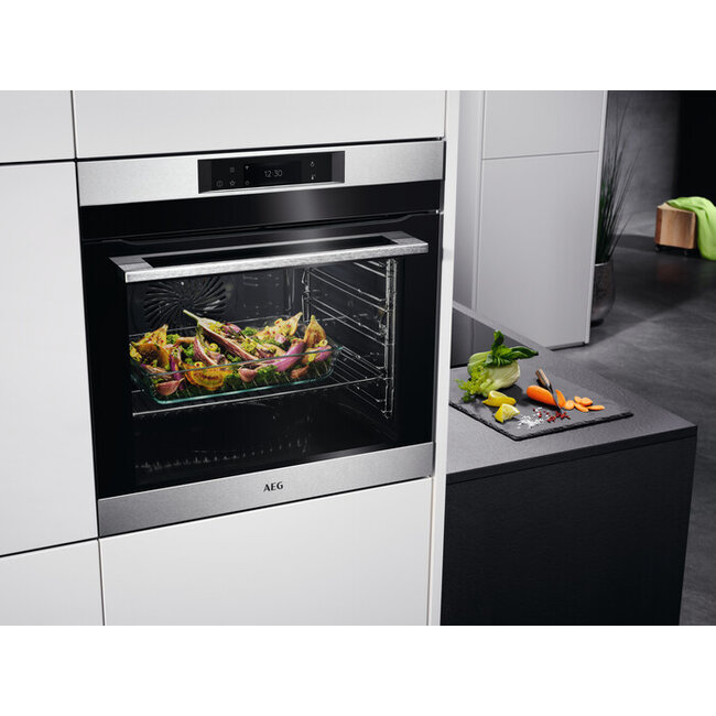 AEG BCK742080M | Inbouw oven | RVS | 60 cm