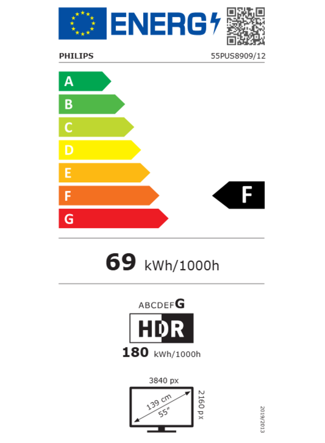 Philips 55PUS8909/12 The One 4K Ambilight TV | 55 inch