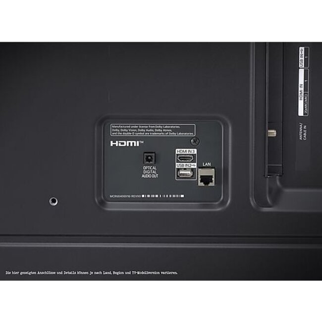 LG 75NANO756QA Televisie | NanoCell | 4K | Smart TV | 75 inch