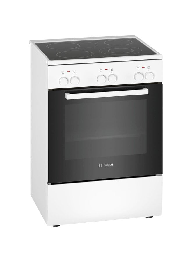Bosch HKA090220 | Keramisch fornuis | 60 cm | Wit