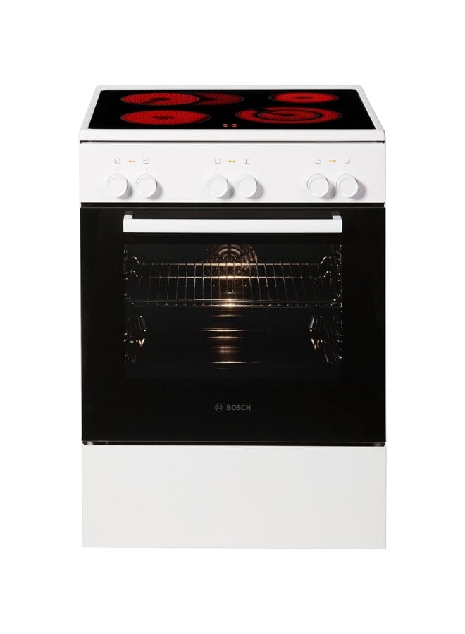 Bosch HKA090220 | Keramisch fornuis | 60 cm | Wit