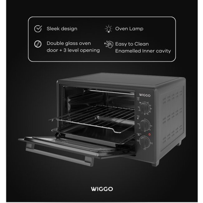 Wiggo WIGGO WMO-E353 | vrijstaande oven |  35 liter