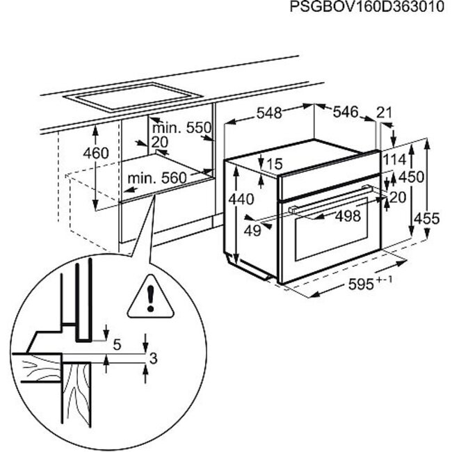 AEG KSK782280M | Inbouw Combi stoom oven | 45 cm