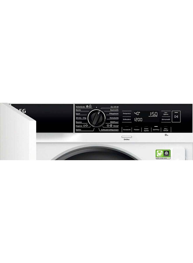 AEG LR8WI7480 inbouw wasmachine | 8 kg