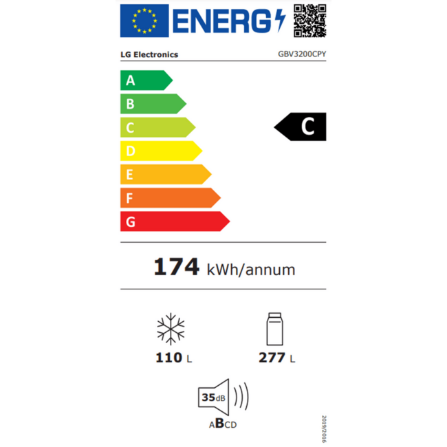 LG GBV3200CPY | Koelvriescombinatie | RVS | DoorCooling