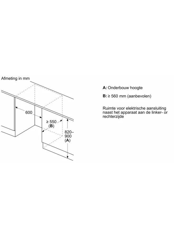 Siemens KU22LADD0 onderbouw koelkast | vriesvak | HomeConnect