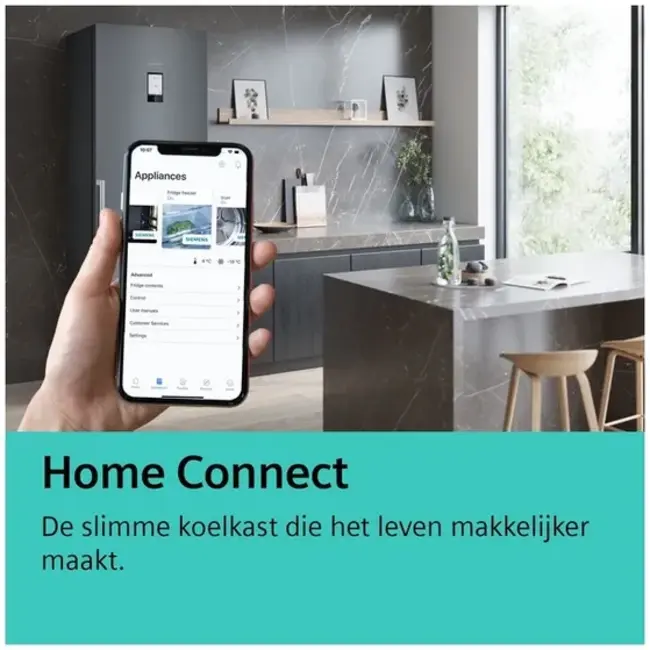 Siemens KU22LADD0 onderbouw koelkast | vriesvak | HomeConnect