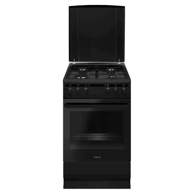 Inventum VFG5020GZWA | Gasfornuis | 50 cm | MatZwart