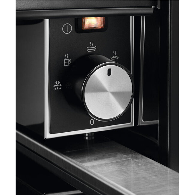 AEG KDE911424T | Warmhoudlade Zwart | MatZwart