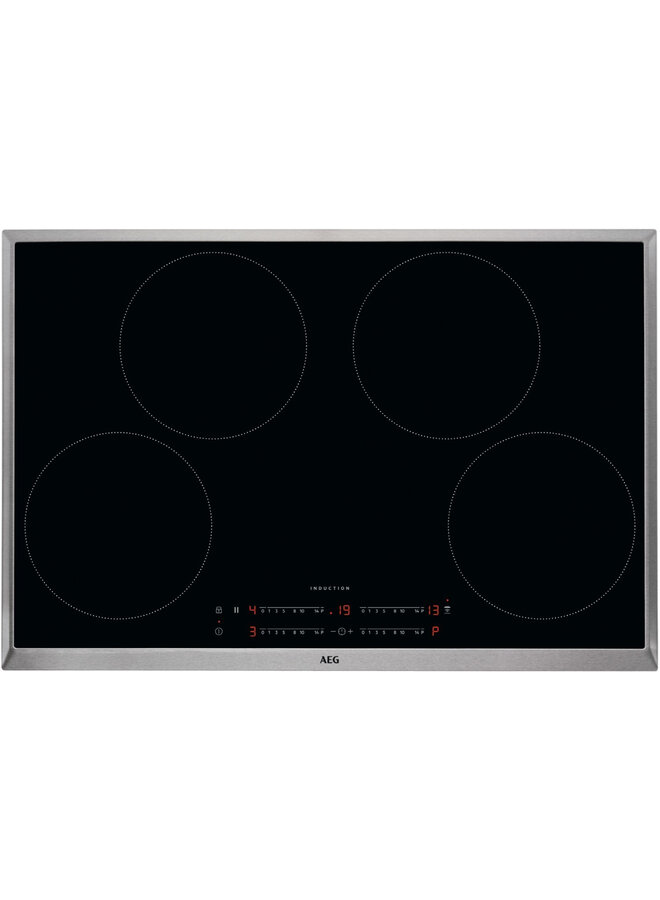 AEG IKS8443BXB | Inductie kookplaat | 80 cm