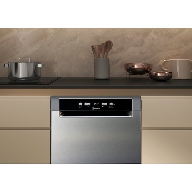 Bauknecht B0U D641A X  | Onderbouw vaatwasser | RVS