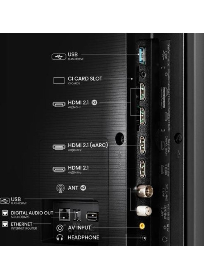 Hisense 100E7NQ PRO | 100 inch | QLED | Smart TV