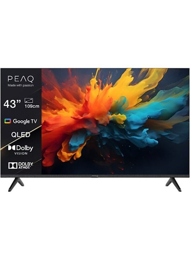 PEAQ PTV 43GQU-5024T | 43 inch | QLED | UHD | Smart TV