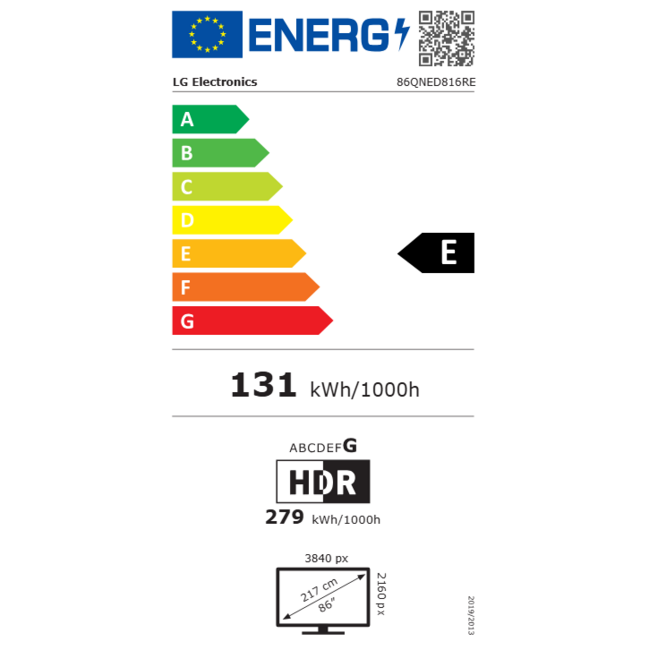 LG 86QNED816RE | 86 inch | 4K | Smart TV | UHD