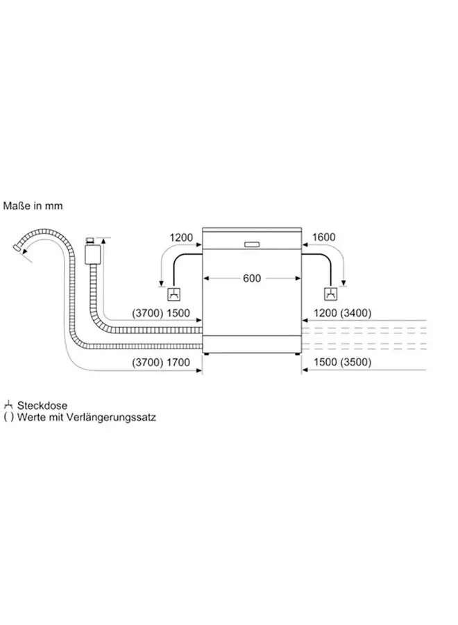 Siemens SN53ES02CE half geintegreerde vaatwasser | HomeConnect