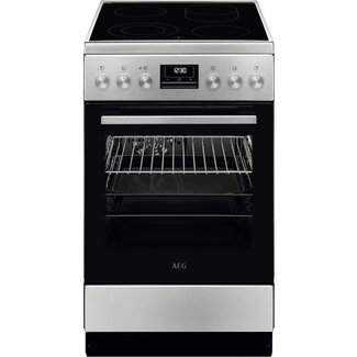 AEG CCB54490BM | Keramisch fornuis | 50 cm | RVS / Zwart AEG CCB54490BM | Keramisch fornuis | 50 cm | RVS / Zwart