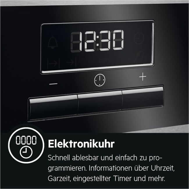 AEG CCB54490BM keramisch fornuis | 50 cm | RVS / Zwart