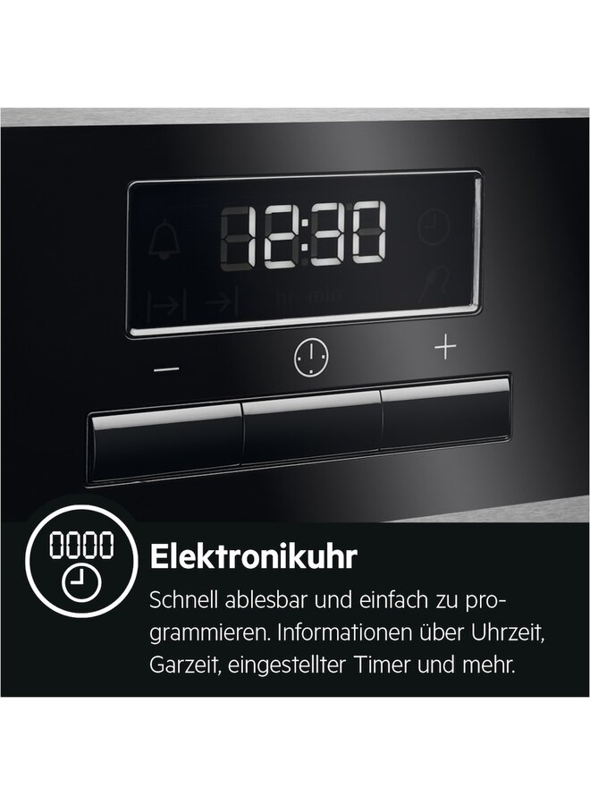 AEG CCB54490BM keramisch fornuis | 50 cm | RVS / Zwart