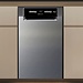 Bauknecht BK6UB10BS7A0X | Onderbouw vaatwasser | 45 cm | RVS | AutoDeur