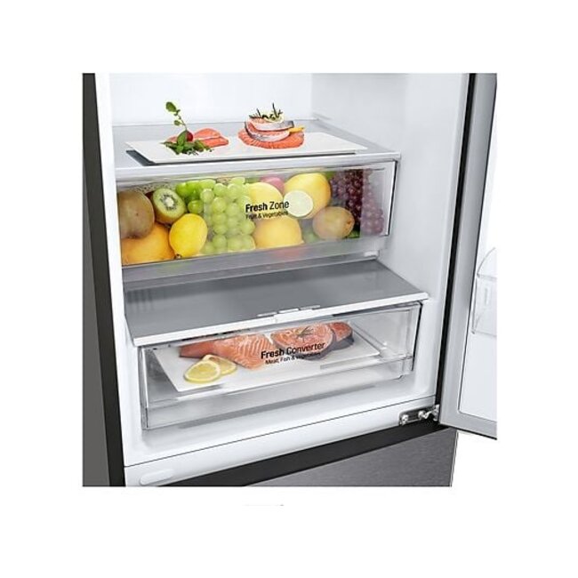 LG  GBP62DSNCC1 koelvriescombinatie | RVS