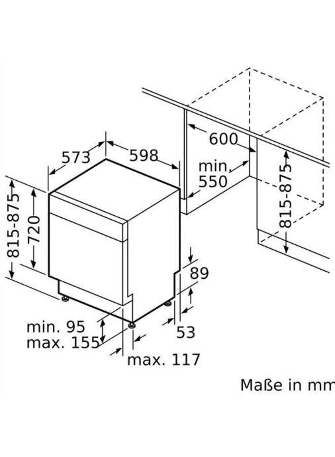 Siemens SN43ES14VE | Onderbouw vaatwasser