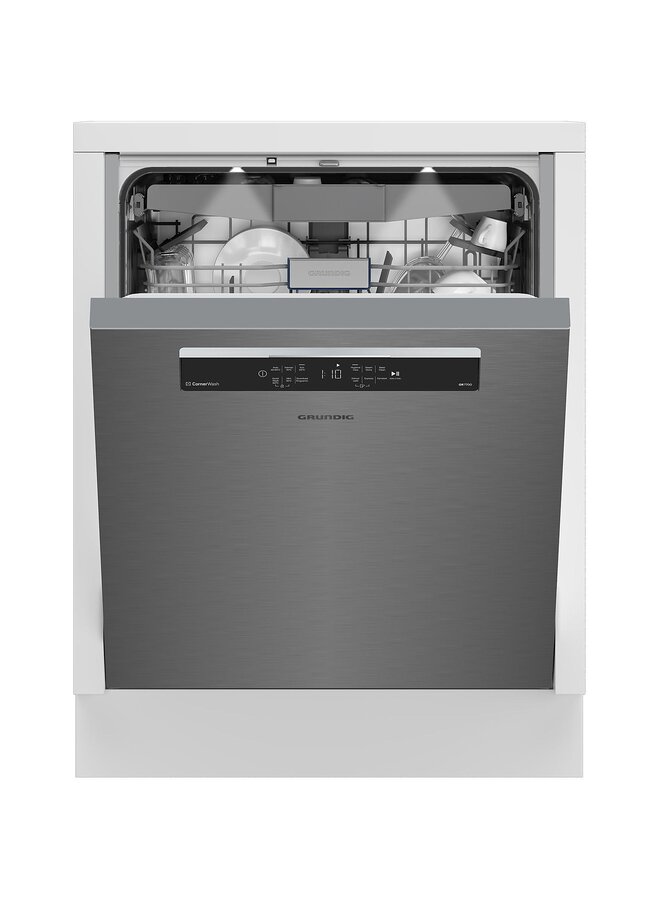 Grundig GNUP4510XCW onderbouw vaatwasser | RVS