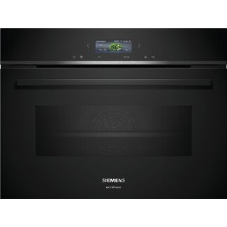 Siemens CM724G1B3 | Inbouw oven met magnetron | 45 cm | Zwart