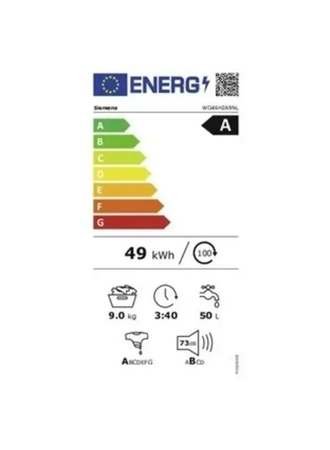 Siemens | WG46H2A9NL | Wasmachine | 9 kg | ExtraKlasse