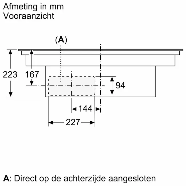 Siemens ED811FQ15E  | Inductiekookplaat met afzuiging | 80 cm