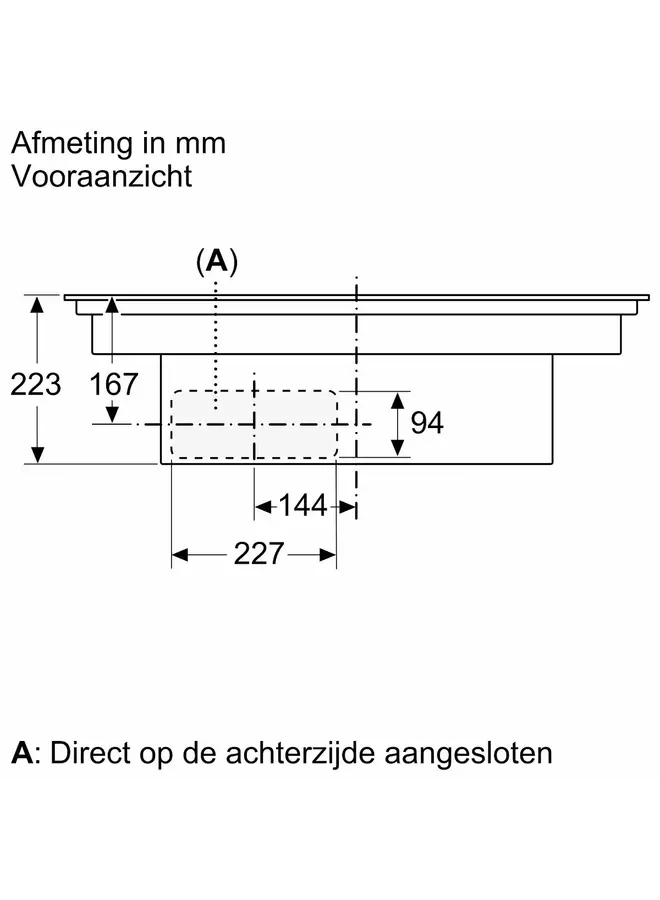 Siemens ED811FQ15E | Inductiekookplaat met afzuiging | 80 cm