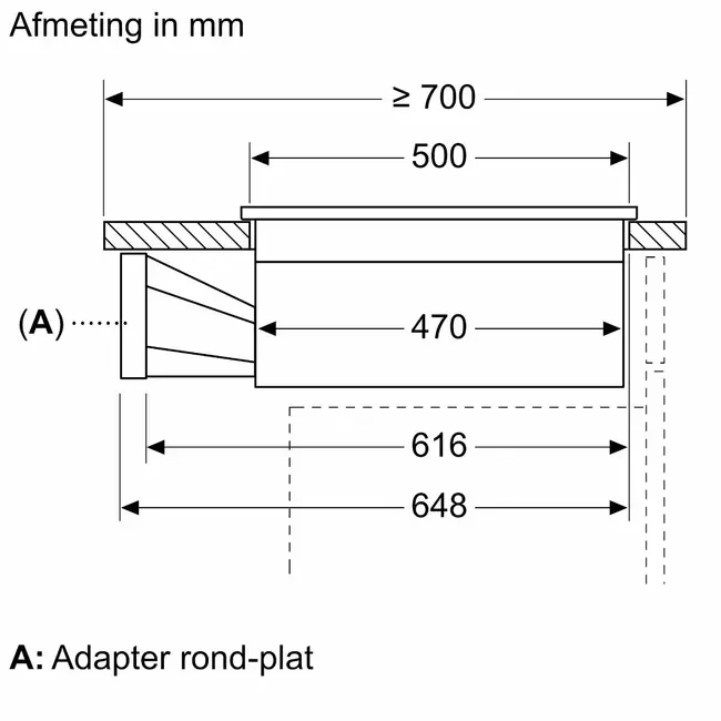 Siemens ED811FQ15E  | Inductiekookplaat met afzuiging | 80 cm