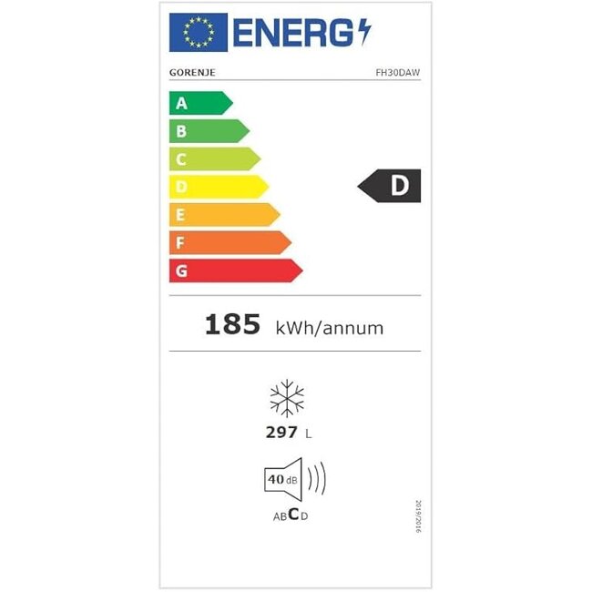 Gorenje FH30DAW | Vrieskist | 297 Liter