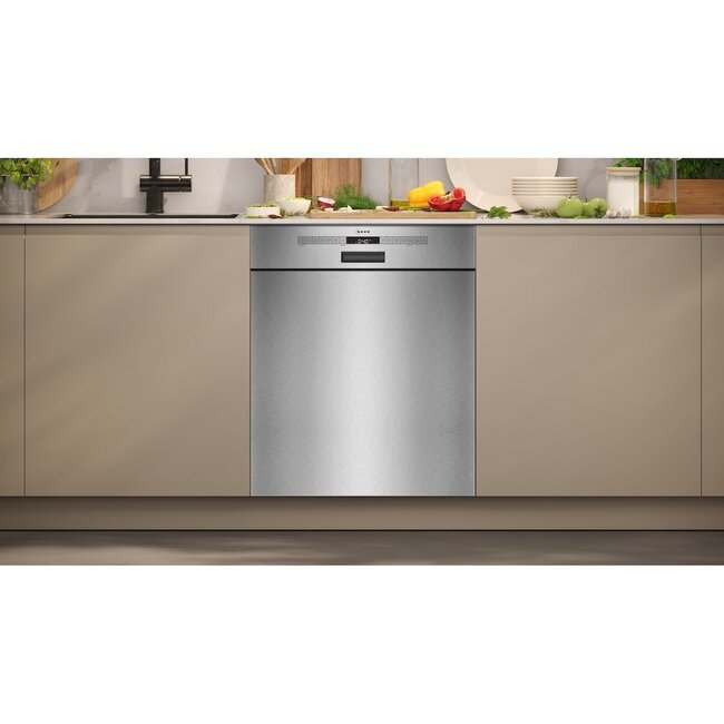 Neff S125EBS16E | Onderbouw vaatwasser | RVS | Energieklasse A