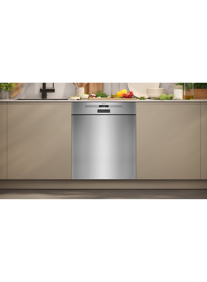 Neff S125EBS16E | Onderbouw vaatwasser | RVS | Energieklasse A