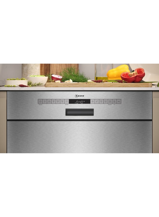 Neff S125EBS16E | Onderbouw vaatwasser | RVS | Energieklasse A