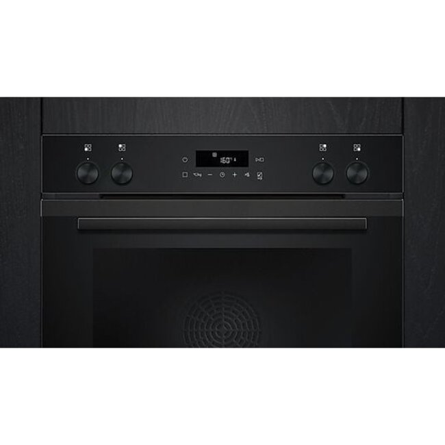 Siemens PQ212IAAB | Inbouw oven set | Inbouw fornuis | Zwart