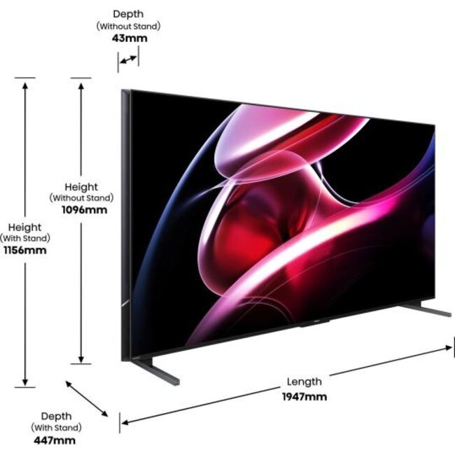 Hisense 85UXKQ | Mini-LED  | Smart TV | 85 inch 215 cm