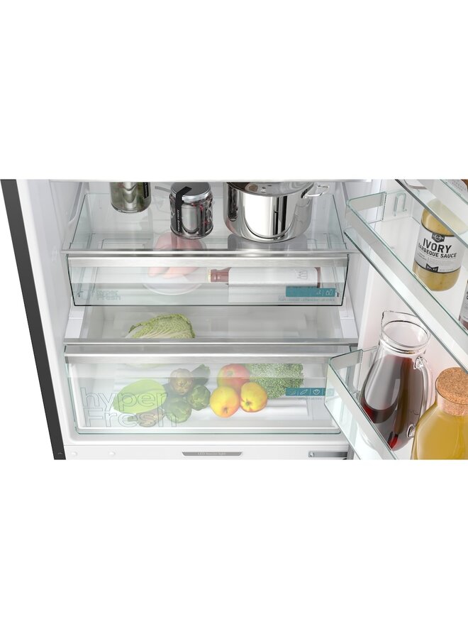 Siemens KG49N4XAF | Koelvriescombinatie | Zwart | 70 cm