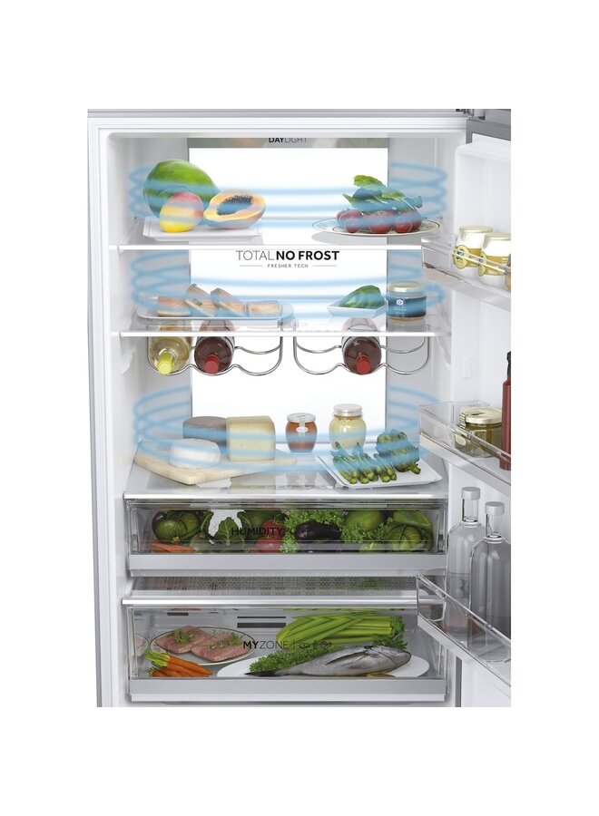 Haier HTW7720BNMM | Koelvriescombinatie | 70 cm | Label B