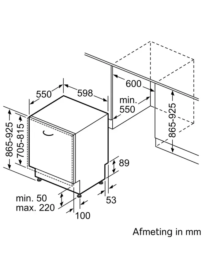 Siemens SX95EX12CE | Inbouw vaatwasser | XXL | varioScharnier