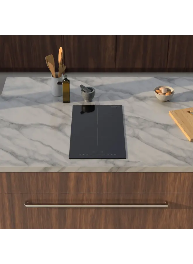 Inventum IKI3008 | Inductiekookplaat 30 cm | 1-fase | 2 pits