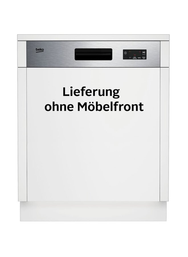 Beko BDSN15O30X | Half geintegreerde vaatwasser | 60 cm | RVS | SelfDry