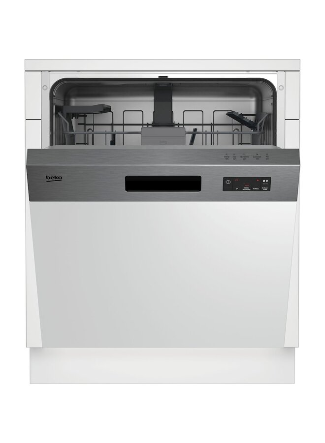 Beko BDSN15O30X | Half geintegreerde vaatwasser | 60 cm | RVS | SelfDry
