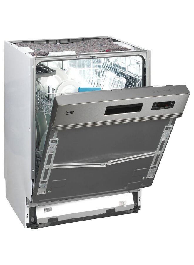 Beko BDSN15O30X | Half geintegreerde vaatwasser | 60 cm | RVS | SelfDry